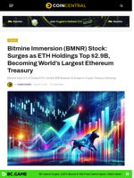 Bitmine Immersion (BMNR) Stock: Surges as ETH Holdings Top $2.9B, Becoming World's Largest Ethereum Treasury
