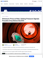 Ethereum Price Under Pressure - Will ETH Drop Below $3,000?