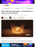 Macro FUD hits crypto again - Leverage flush or a deeper correction ahead? - AMBCrypto