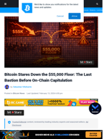 Bitcoin Stares Down the $55,000 Floor: The Last Bastion Before On-Chain Capitulation | Bitcoinist.com