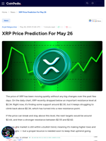 XRP Price Prediction For May 26