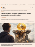 Ethereum under pressure: Founder sales, whale losses, and bearish odds collide - AMBCrypto