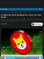 Is Shiba Inu Price Heading for a New Low This Week?