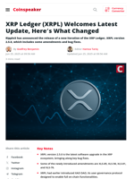 Latest XRPL Update Goes Live — What It Means for XRP