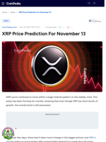 XRP Price Prediction For November 13