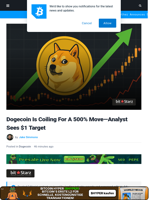 Dogecoin Is Coiling For A 500% Move—Analyst Sees $1 Target