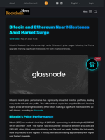 Bitcoin and Ethereum Near Milestones Amid Market Surge - Blockchain.News