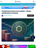 Chainlink Sees Heavy Accumulation – Whales Add 8M LINK In One Month