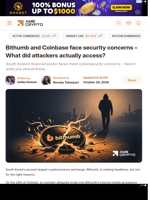 Bithumb and Coinbase face security concerns - What did attackers actually access? - AMBCrypto