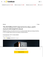 The $13 billion DeFi wipeout in two days, and it started with KelpDAO attack