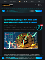 Injective (INJ) Surges 15% Amid EVM Testnet Launch and Bullish Breakout - Blockchain.News