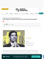 Kevin Warsh's potential Fed Chair role stirs rate hike speculation