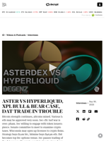 ASTER VS HYPERLIQUID, XPL BULL & BEAR CASE, DAT TRADE IN TROUBLE - Decrypt