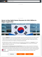 Naver to Buy Upbit Owner Dunamu for $10.3 Billion in Major Crypto Deal - Brave New Coin