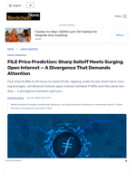 FILE Price Prediction: Sharp Selloff Meets Surging Open Interest — A Divergence That Demands Attention - Blockchain.News