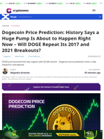 Dogecoin Price Prediction: History Says a Huge Pump Is About to Happen Right Now – Will DOGE Repeat Its 2017 and 2021 Breakouts?