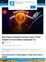 Live Next Crypto to Explode Updates: REX-Osprey Prepares Dogecoin and XRP ETFs, Alt Season Is Nearing as Euphoria Builds, and More...