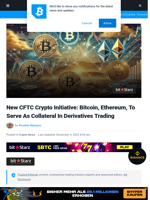 New CFTC Crypto Initiative: Bitcoin, Ethereum, To Serve As Collateral In Derivatives Trading | Bitcoinist.com