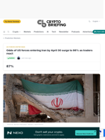 Odds of US forces entering Iran by April 30 surge to 86% as traders react