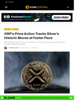 XRP’s Price Action Tracks Silver’s Historic Moves at Faster Pace - CoinCentral