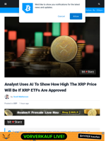 Analyst Uses AI To Show How High The XRP Price Will Be If XRP ETFs Are Approved | Bitcoinist.com