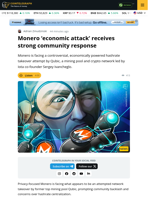 Monero 'Economic Attack' Saw Strong Community Response