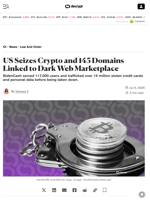 US Seizes Crypto and 145 Domains Linked to Dark Web Marketplace - Decrypt