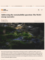 Addressing the sustainability question: The Web3 energy narrative - AMBCrypto