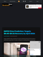 MATIC Price Prediction: Targets $0.45-$0.52 Recovery by April 2026 - Blockchain.News