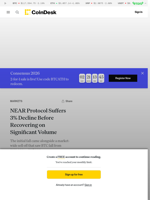 NEAR Protocol Suffers 3% Decline Before Recovering on Significant Volume