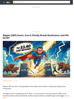 Ripple (XRP) Soars: Can It Finally Break Resistance and Hit $3.40? - Brave New Coin