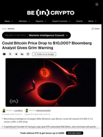 Could Bitcoin Price Drop to $10,000? Bloomberg Analyst Gives Grim Warning