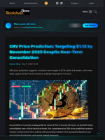 CRV Price Prediction: Targeting $1.15 by November 2025 Despite Near-Term Consolidation - Blockchain.News