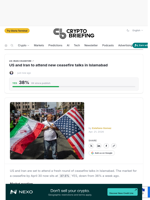 US and Iran to attend new ceasefire talks in Islamabad