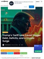 Trump Tariff Ruling Sparks Crypto Surge
