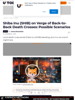 Shiba Inu (SHIB) on Verge of Back-to-Back Death Crosses: Possible Scenarios