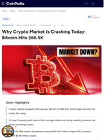 Why Crypto Market Is Crashing Today