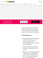 XRP Price News: Tests $2.40 Base After 6% Swing; Eyes $2.65 Breakout Level