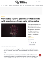 GameStop reports preliminary Q2 results with soaring profits despite falling sales
