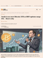 Analyst sees new Bitcoin ATH as IBIT options surge 40x - Here's why - AMBCrypto