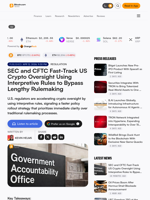SEC and CFTC Fast-Track US Crypto Oversight Using Interpretive Rules to Bypass Lengthy Rulemaking – Regulation Bitcoin News