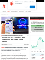 Solana Accelerates Ecosystem Growth with NYC Conference, New Integrations, and Seeker Phone Launch - NullTX
