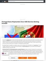 Portugal Bans Polymarket Over €4M Election Betting Scandal - Brave New Coin