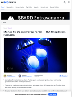 Will The Long-Awaited Monad Airdrop Happen In October?