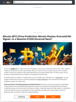 Bitcoin (BTC) Price Prediction: Bitcoin Flashes Oversold RSI Signal—Is a Massive $135K Reversal Next? - Brave New Coin