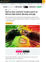 Bitcoin's Dip Below $99K Spurs Bull-Bear Market Debate