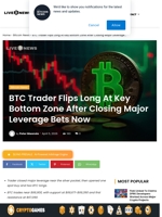 Bitcoin Holds $66.9K as Trader Flips Long Bias