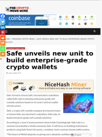 Safe unveils new unit to build enterprise-grade crypto wallets - The Crypto News Wire