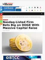 Nasdaq-Listed Firm Bets Big on DOGE With Massive Capital Raise - The Crypto News Wire