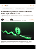 Can EDGE's buyers regain market control after losing key support at $1.20? - AMBCrypto